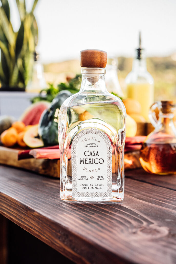 Bottle of Casa Mexico Tequila Blanco