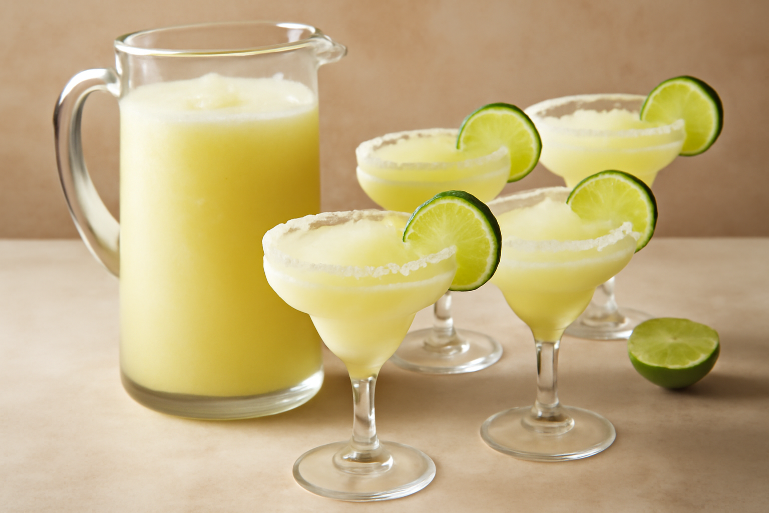 Tequila cocktail with vibrant citrus presentation