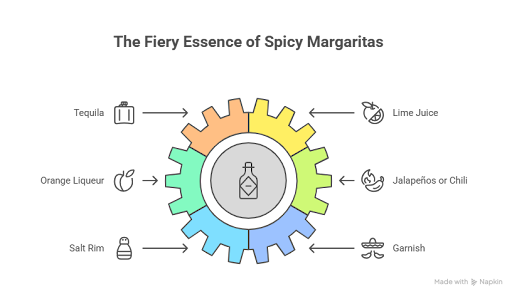 Mango margarita cocktail with vibrant tropical presentation and garnish